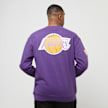 Mitchell & Ness NBA There and Back Fleece Crew Los Angeles Lakers Lila 24604 2