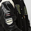 FUBU College Varsity Jacket schwarz 24626 5