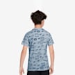 Nike Sportswear Club All Over Print T-Shirt High Brand Read blau 28362 2