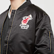 Mitchell & Ness NBA Lightweight Satin Bomber Miami Heat zwart 28505 3