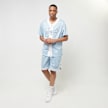 Karl Kani Small Varsity Logo Pinstripe Mesh Shorts plava 28642 4