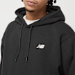 New Balance Small Logo Brushed Hoodie nero 28876 3