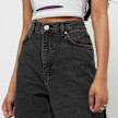 Sixth June Relaxed High Waist Denim Jeans schwarz 28913 3
