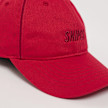 SNIPES Slanted Logo Contrast Piping Baseball Cap rosso 28939 4