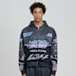 Low Lights Studios Motocross Zip Hoodie 2 siva 29098 1