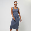 Urban Classics Rib Top Dress blauw 30284 1