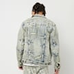 Smoke Rise Wave Effect Jacket Blau 30419 2