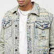 Smoke Rise Wave Effect Jacket Blau 30419 3