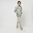 Smoke Rise Wave Effect Jacket Blau 30419 5