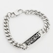 Karl Kani Retro Plate Bracelet zilver 30885 1
