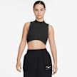 Nike   Sportswear Chill Knit Rib Crop Tanktop negro 30942 1