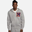 Nike Club Basketball Fullzip Pullover Hoodie Varsity siva 31205 1