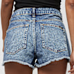 Sixth June Law Waist Mid Blue Denim Short azul 31791 4