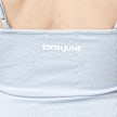 Sixth June Ribbed Mini Shortsleeve Dress blau 31797 3