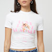 Sixth June Love Summer Print Bodycon Shortsleeve Tee Weiß 31805 3