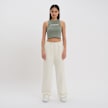Low Lights Studios Basic Crop Top grün 32002 4