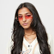 Karl Kani Rahmenlose Sonnenbrille rosa 32278 5
