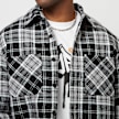 Urban Classics Padded Checked Shirt Jacket noir 29788 3