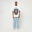 Forgotten Faces Diamond Skull Oversize Tee branco 30014 6