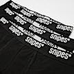 SNIPES 3 PACK - Black Tabe Brief Boxershorts czarny 32929 2