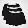 SNIPES 3 PACK - White Tape Woven Boxershorts nero 32934 1
