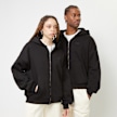 SNIPES Small Logo Essential Oversized Zip Hoodie noir 32984 1