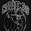 SNIPES Globe Studs Oversized Hoodie negro 33007 4