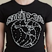 SNIPES Globe Studs Baby Tee crna 33024 3