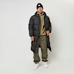 Urban Classics Mens Long Puffer Coat black crna 33458 4