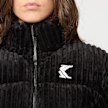 Karl Kani OG Fuzzy Corduroy Short Puffer Jacket nero 61406 3