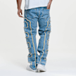 2Y STUDIOS Kosa Destroyed Straight Jeans azul 44350 2