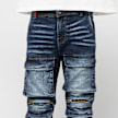 2Y STUDIOS Esteban Multi Pocket Skinny blau 44358 4