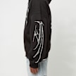 FAVELA Ribcage Rhinestone Frontzip czarny 41557 4
