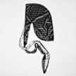 Karl Kani Monogram All Over Print Durag negro 45288 1