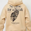 Another Cotton Lab No Time For A Break Oversize Hoodie beige 40217 4