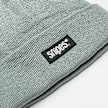 SNIPES Woven Basic Logo Beanie grau 40588 3