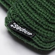 SNIPES Woven Flag Label Basic Fisherman Beanie dark green zelena 40593 3