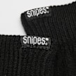 SNIPES Woven Basic Logo Knitted Gloves black nero 40606 3