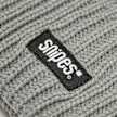 SNIPES Woven Logo Knit Beanie grijs 40589 3
