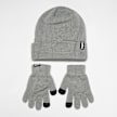 SNIPES Woven Label Basic Junior Knit Set grau 40590 1