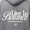Another Cotton Lab Live in Balance Heavy Oversized Hoodie cinzento 40657 4