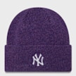 New Era Female Wide Cuff Beanie MLB New York Yankees lila 41521 1