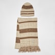 New Era Stripe Scarf Beanie Set (2 Piece) multicolor 41483 1