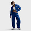 Nike   Sportswear Phoenix Fleece Loose Crop Full-Zip Hoodie blu 42219 3