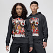 Jordan Flight Graphics Fleece Hoodie siva 42424 1