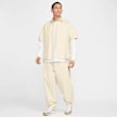 Nike   Club Short Sleeve Buttoned Oversized Shirt beż 42650 6