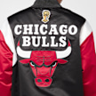 Mitchell & Ness NBA Team Origins Satin Jacket Vintage Logo Chicago Bulls czarny 44930 6