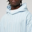 Karl Kani Signature Logo Pinstripe Oversized Hoodie niebieski 46112 3