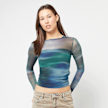 Decibel Mesh Aura Cropped Longsleeve Multicolor 46173 1