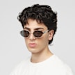 Karl Kani Lunettes de soleil Og ovales argent 46382 5